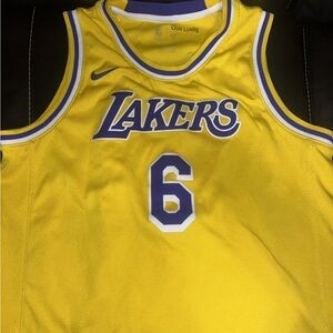 Nike LeBron James Los Angeles Lakers 2022-23 Icon Swingman Jersey #6 - Large